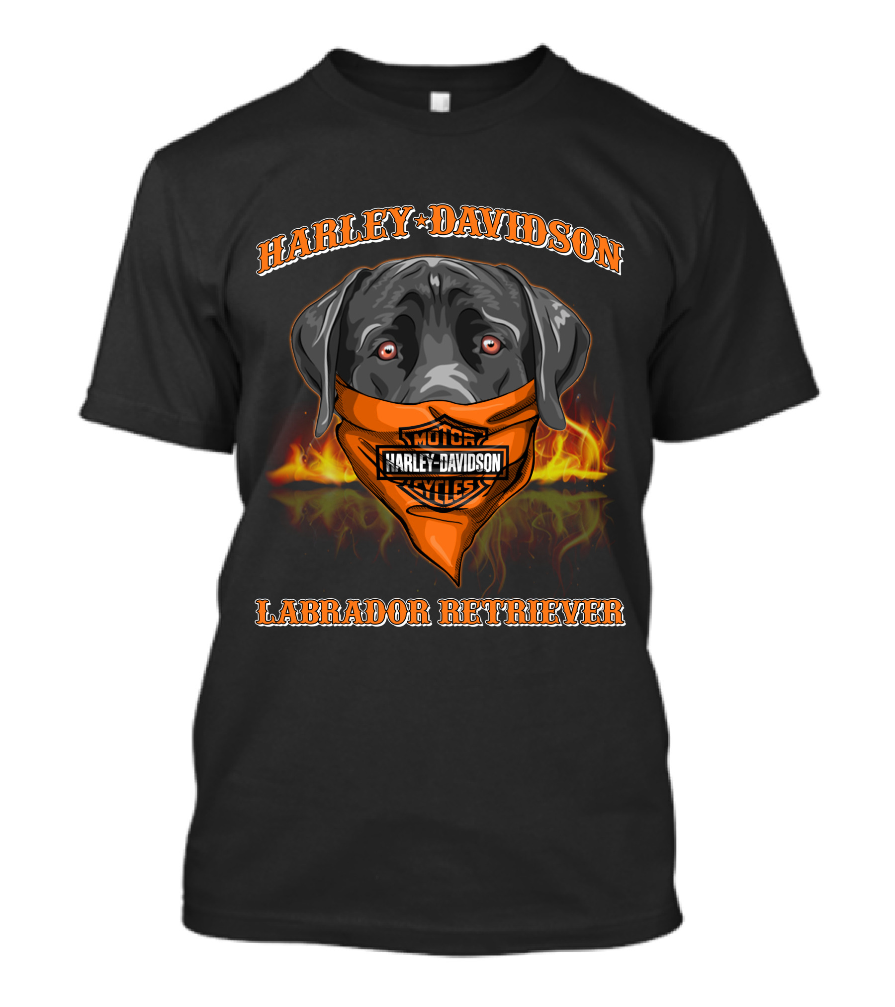Harley Davidson Motor Cycles Labrador Retriever T-Shirt