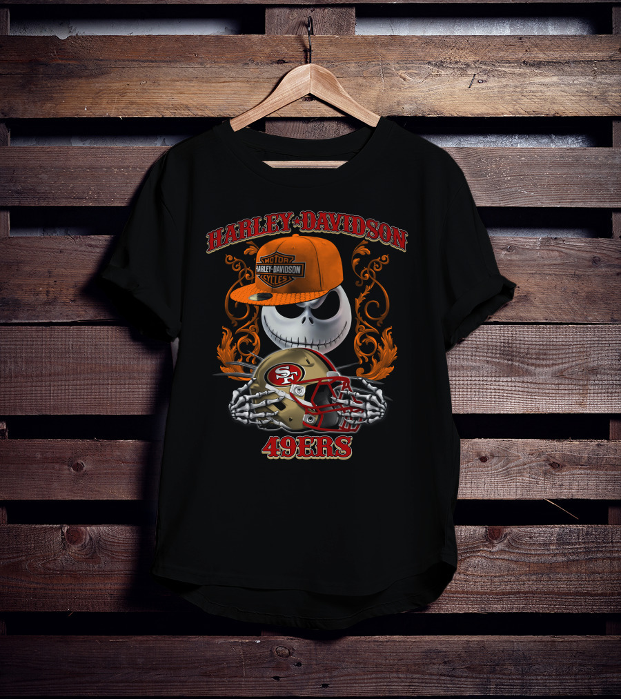 Harley Davidson Motorcycles 49ers T-Shirt