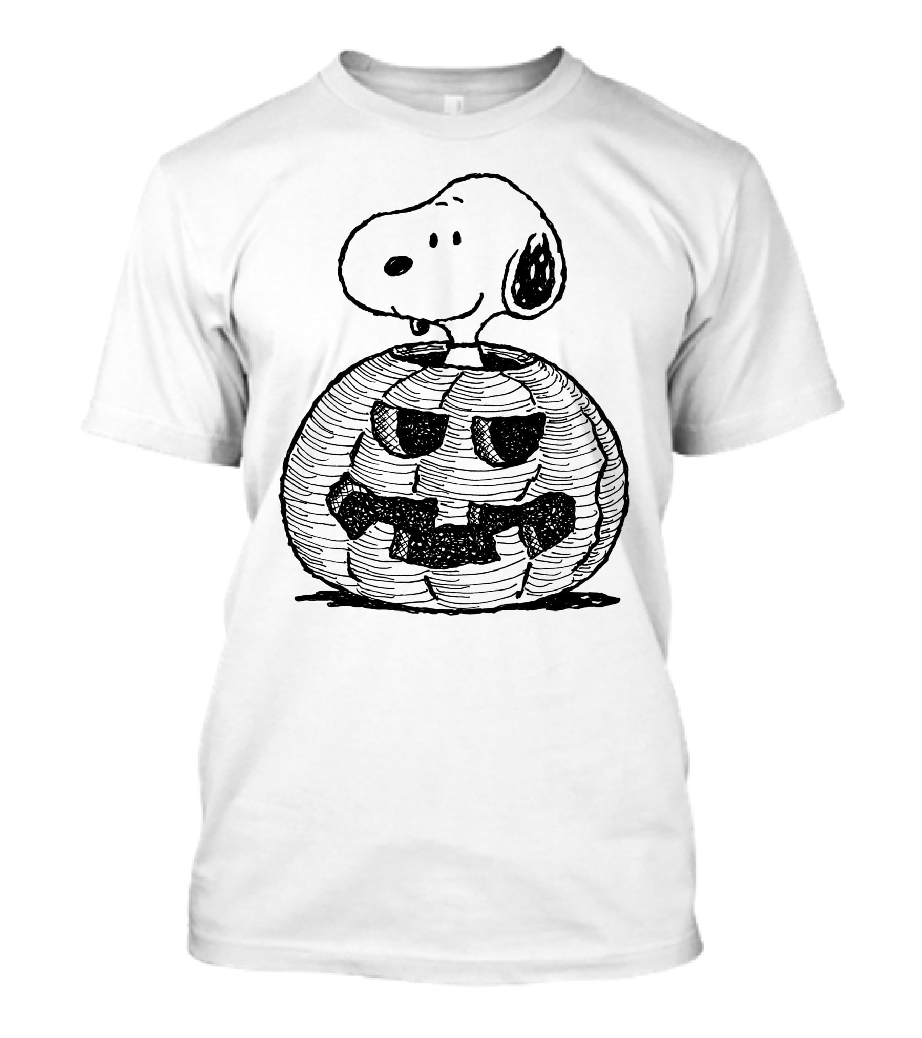 Snoopy Halloween Jack O Lantern Peanuts T-Shirt