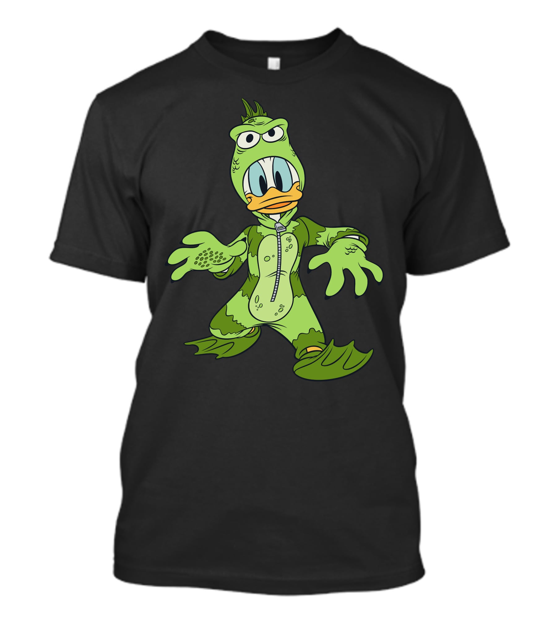Donald Duck In Green Monster Costume T-Shirt