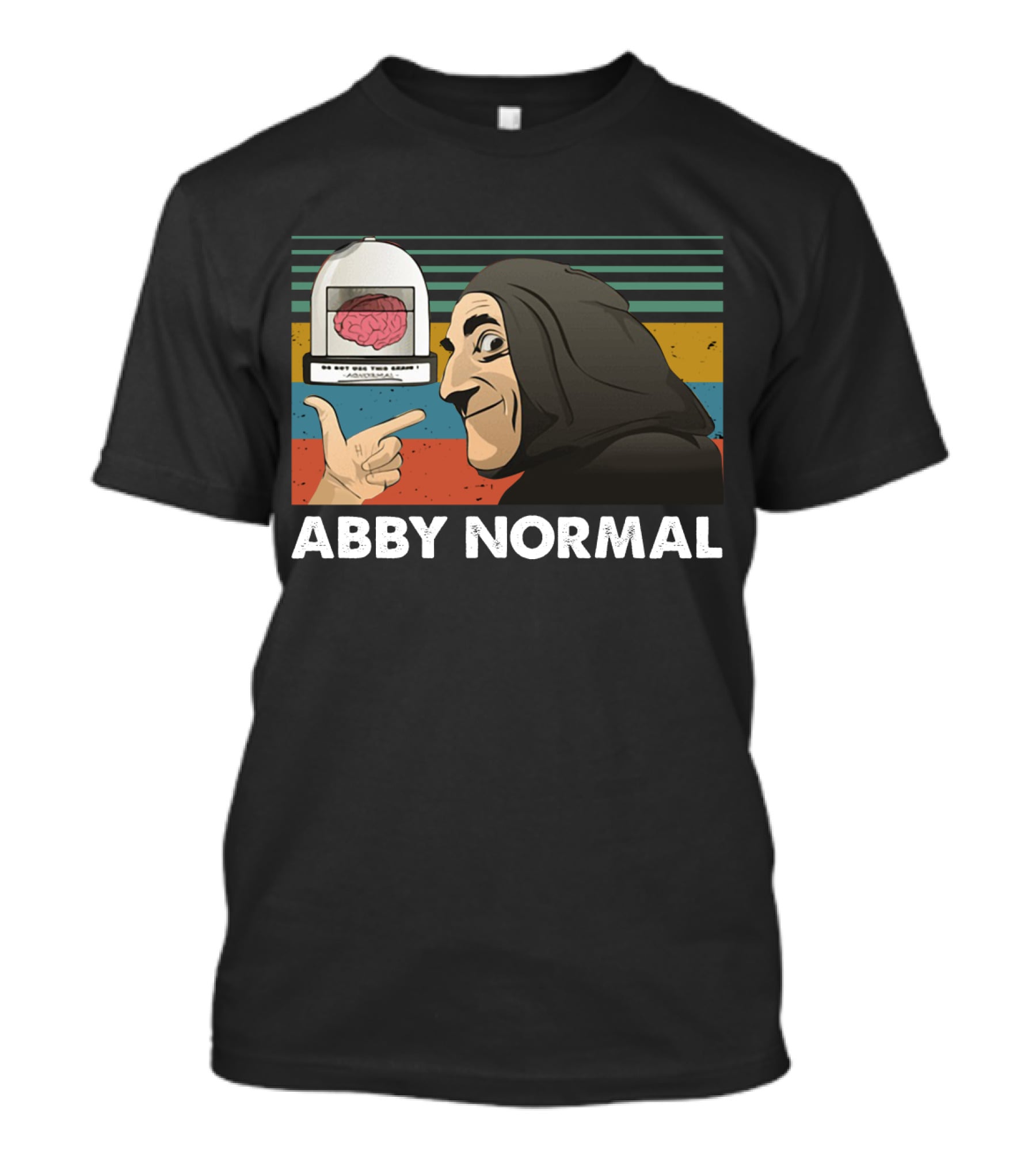 Abby Normal Igor Vintage Style Brain Placeholder T-Shirt