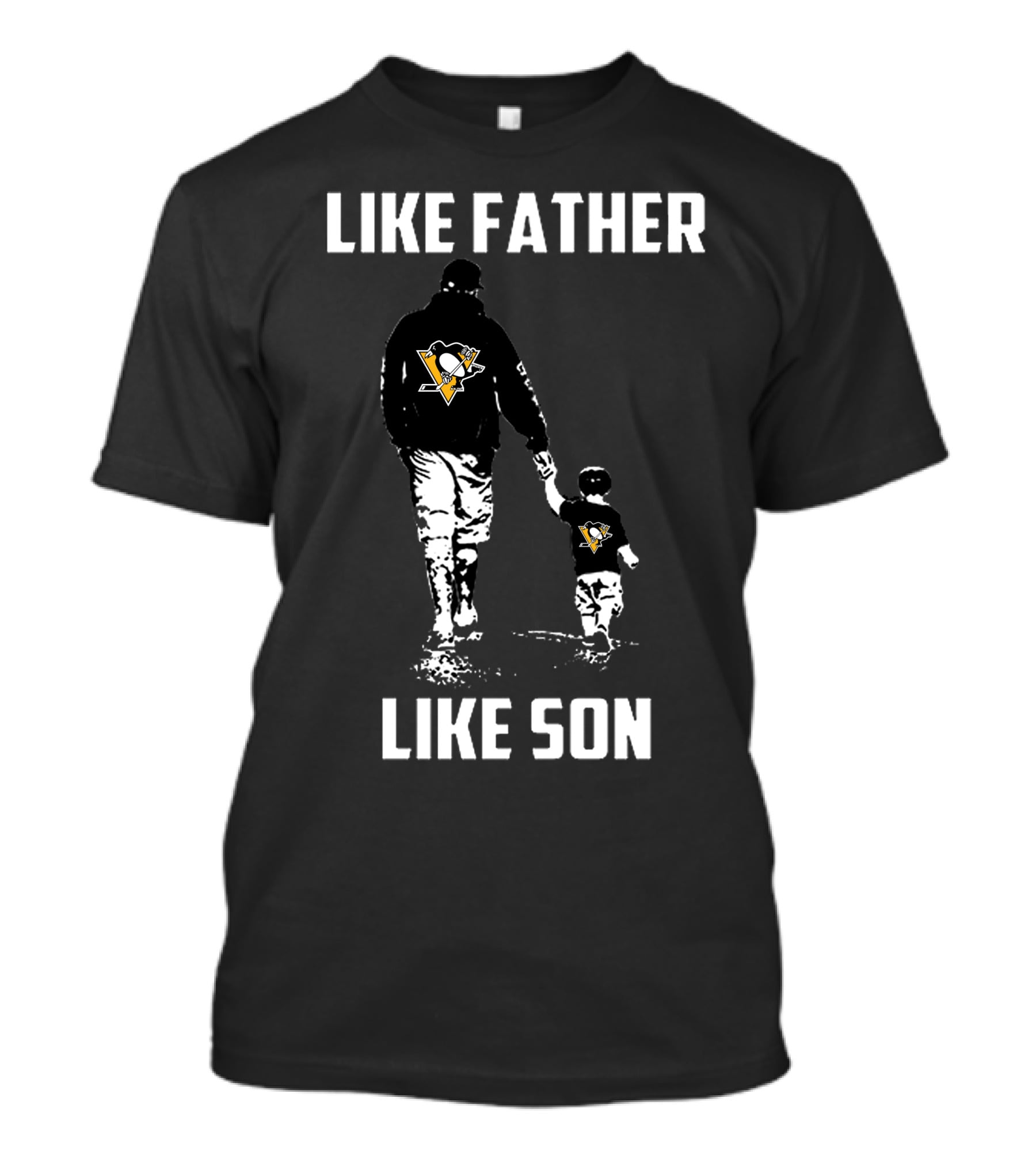 Penguins Like Father Like Son Pittsburgh Family Bond T-Shirt