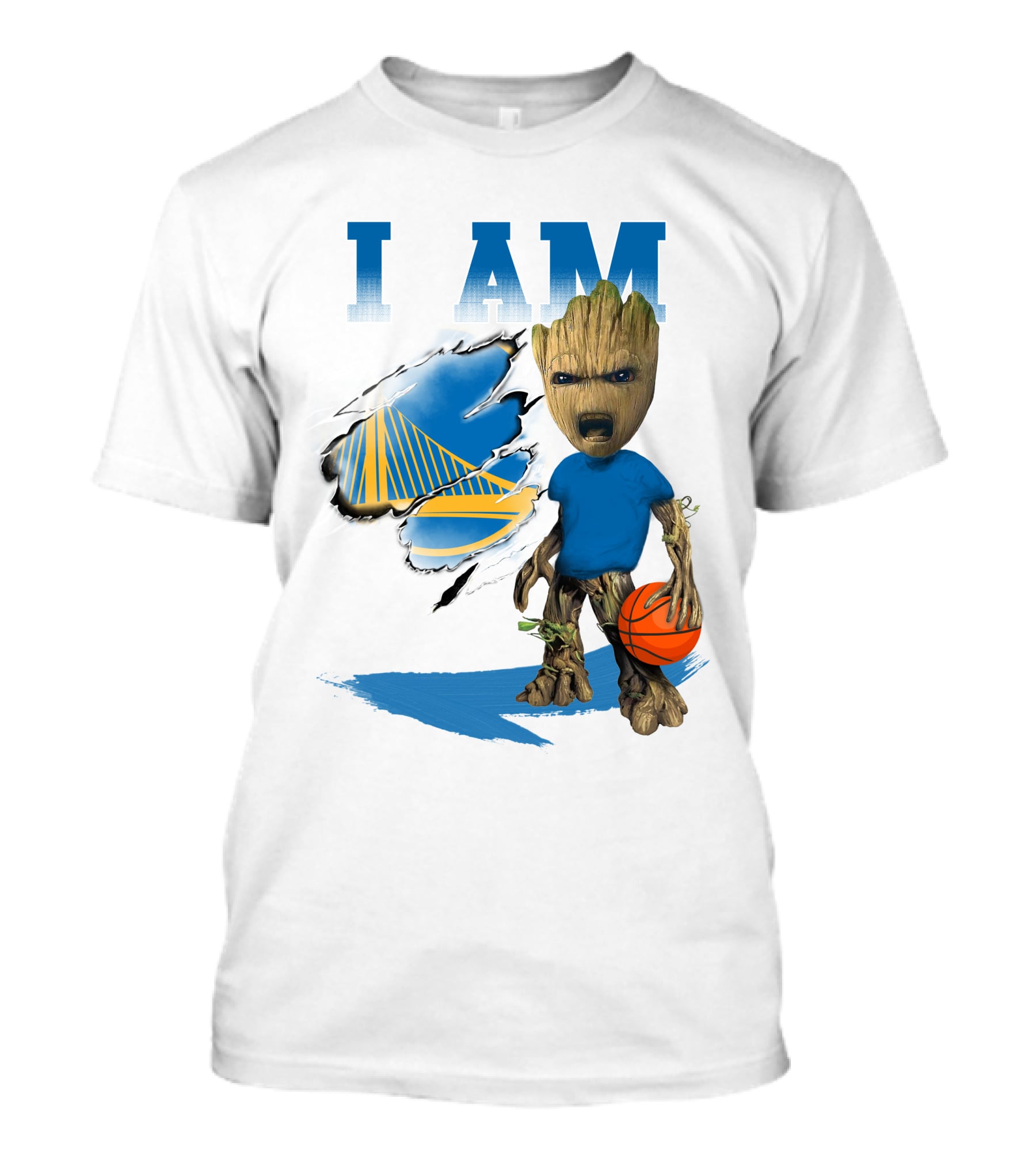 I Am Golden State Warriors Groot Basketball Character T-Shirt