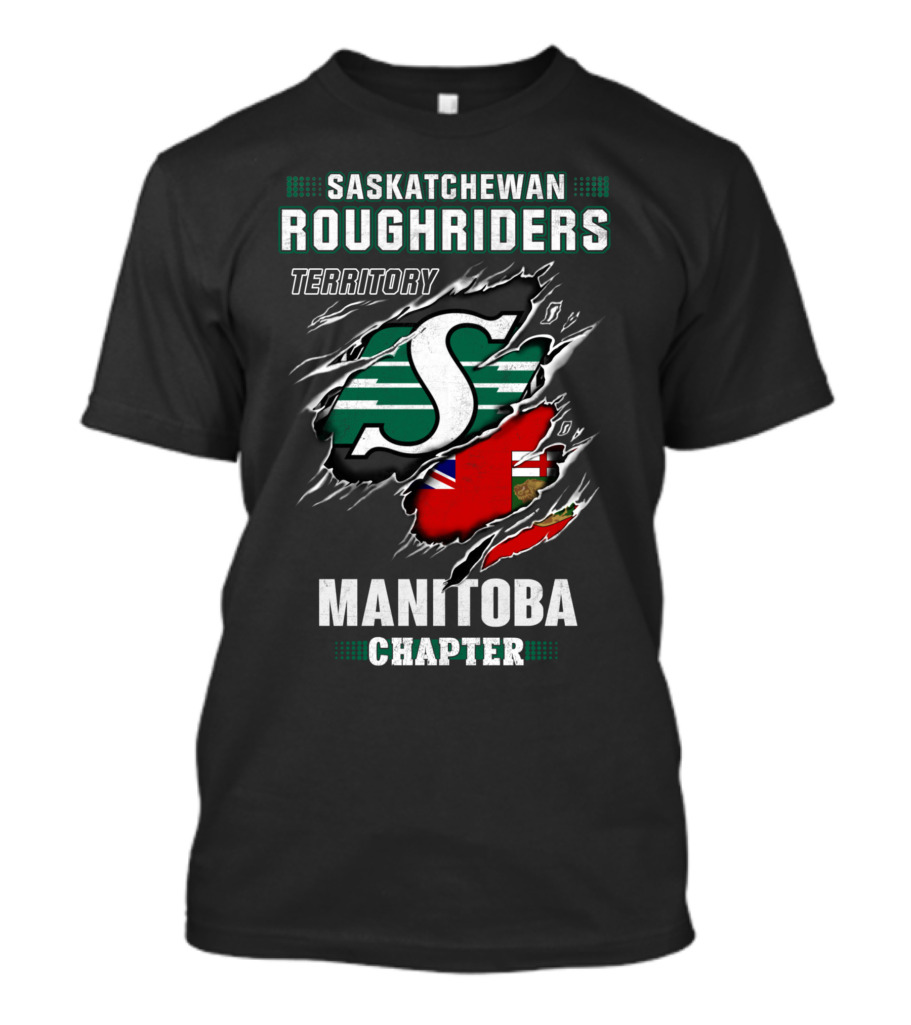 Saskatchewan Roughriders Territory Manitoba Chapter T-Shirt