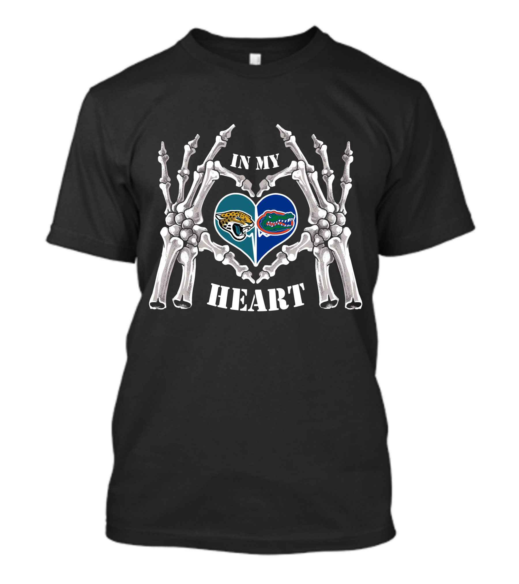 In My Heart Jaguars Gators T-Shirt