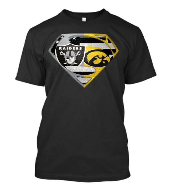 Raiders Iowa Hawkeyes Super Logo Spm T-Shirt
