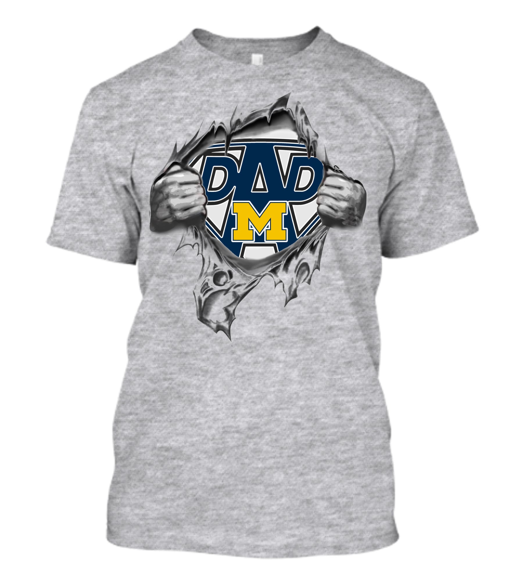 Dad M Wolverine Super Dad T-Shirt