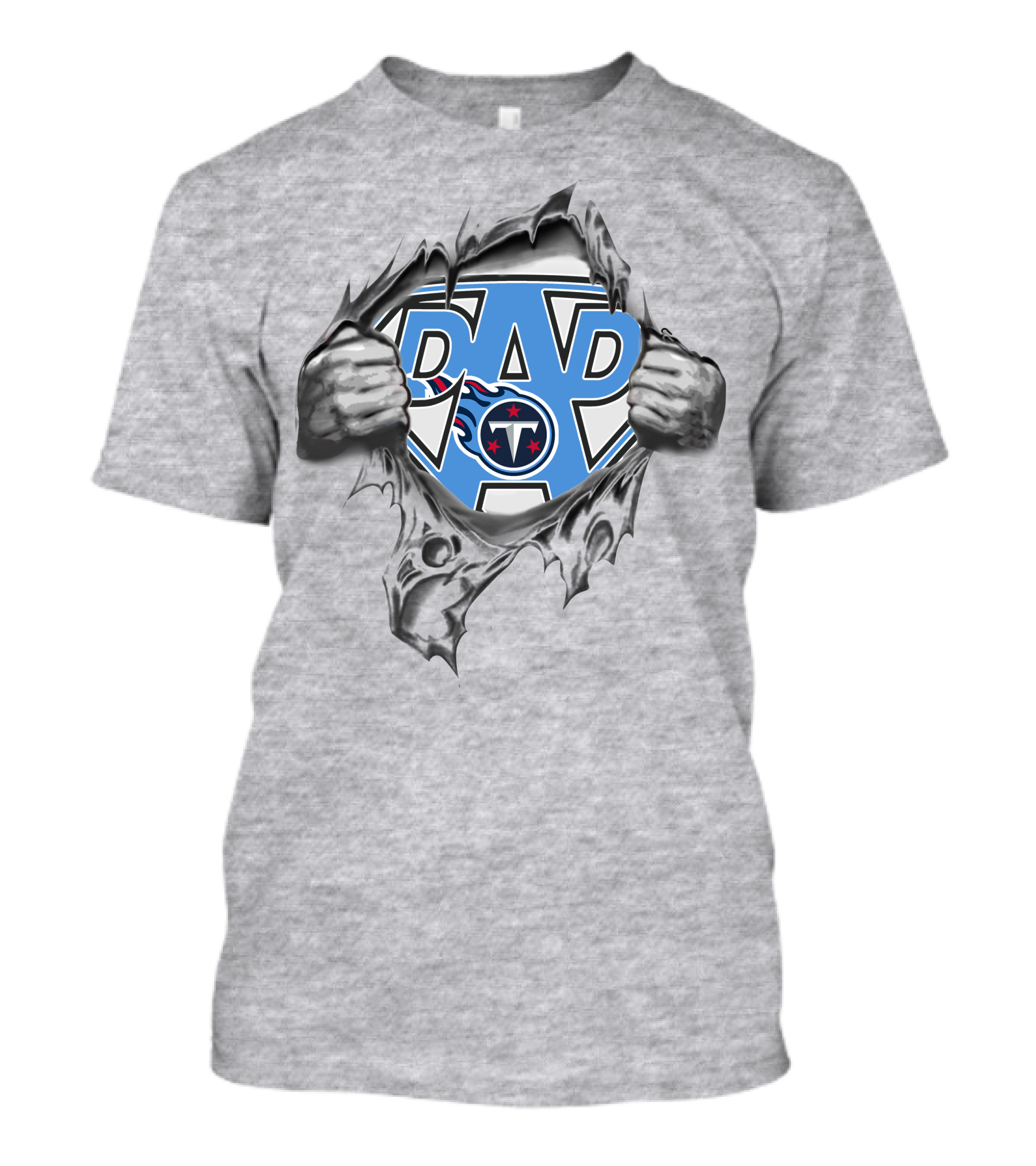 Super Dad Tennessee Titans Fan Pride Superman T-Shirt