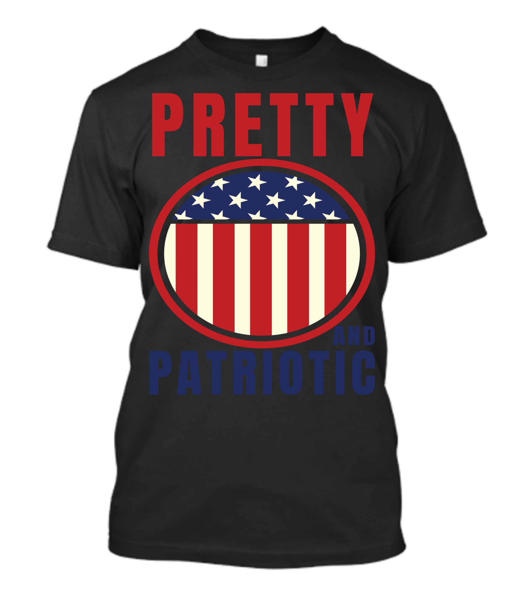 Pretty And Patriotic USA Stars Stripes 9.11 T-Shirt