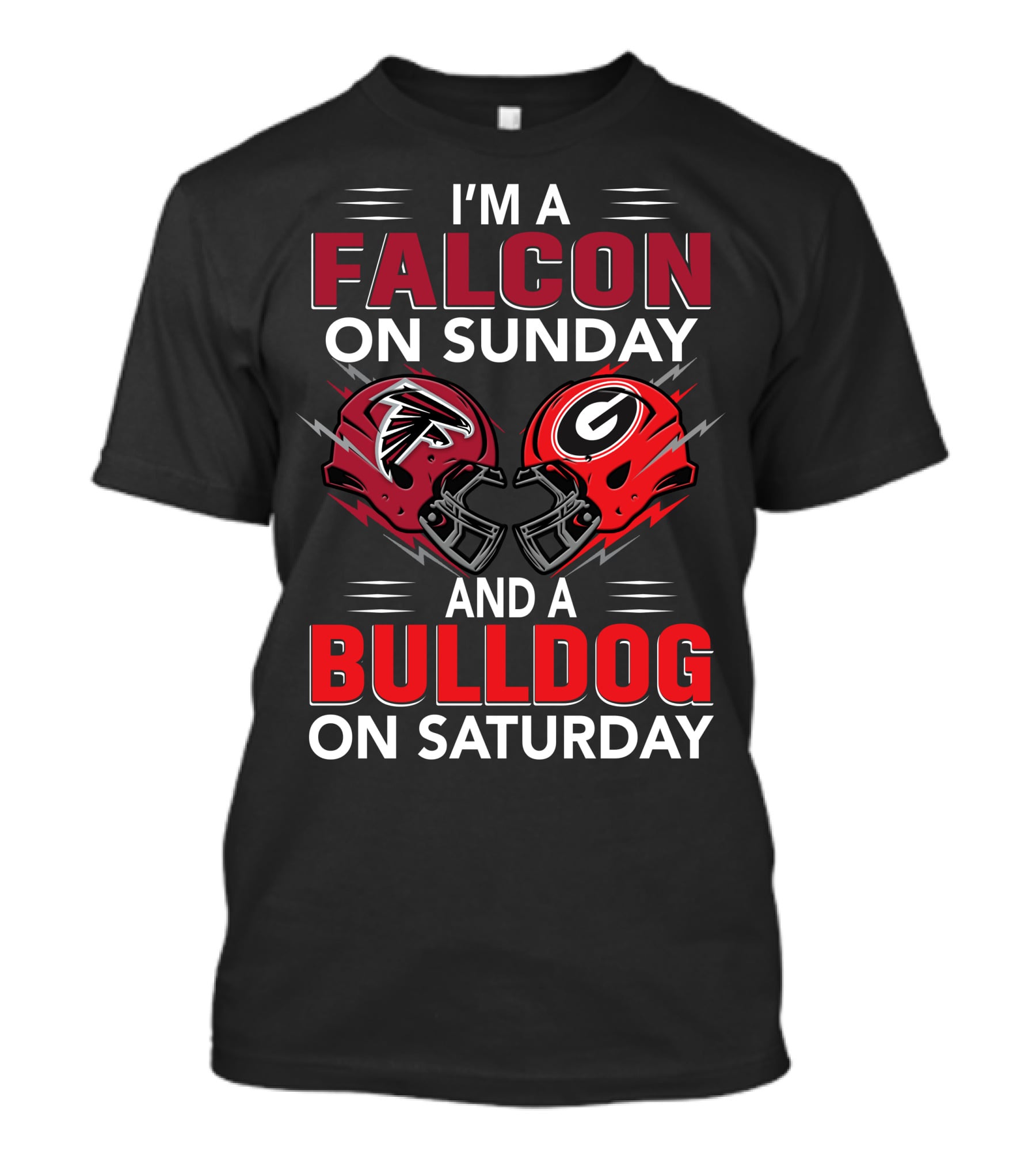 I'm A Falcon On Sunday And A Bulldog On Saturday T-Shirt