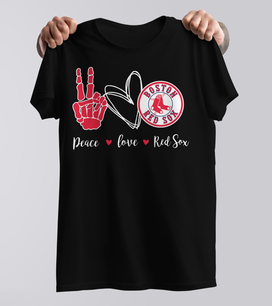 Peace Love Boston Red Sox T-Shirt