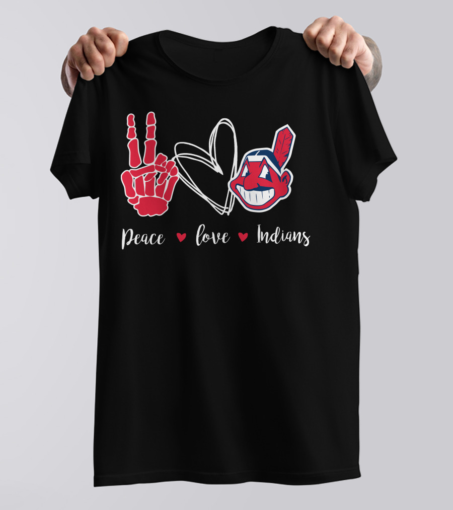Peace Love Indians T-Shirt