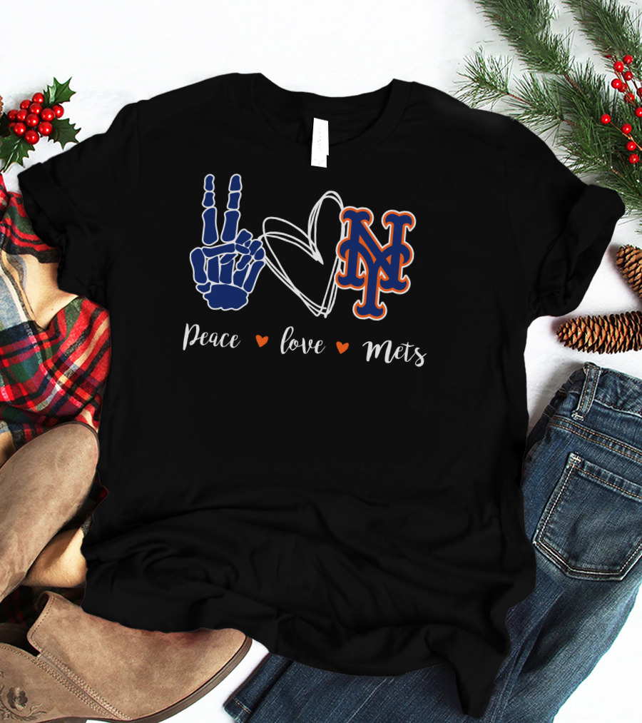 Peace Love New York Mets T-Shirt