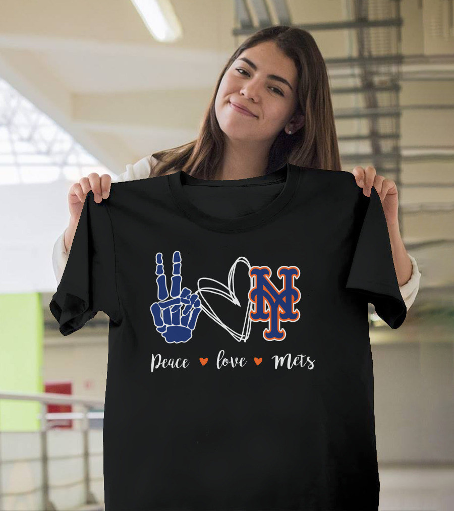 Peace Love New York Mets T-Shirt