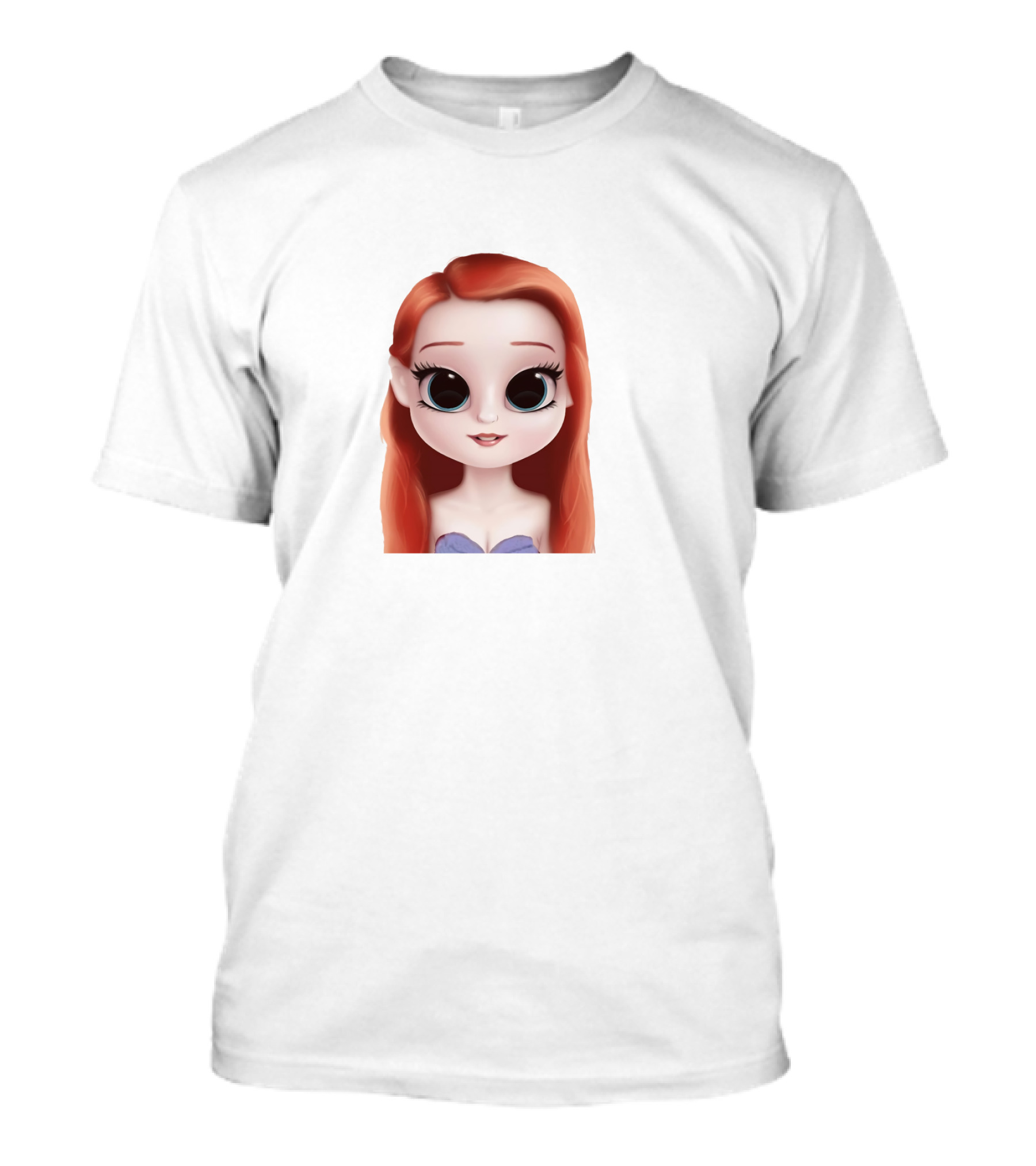 Olivia Somersille Ariel Disney Princess Style Doll T-Shirt