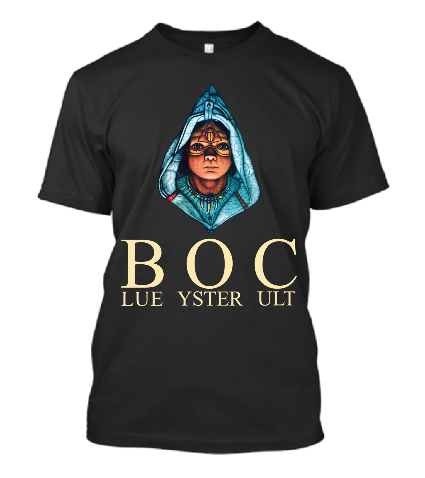 Fire Of Unknown Origin Blue Öyster Cult BOC T-Shirt