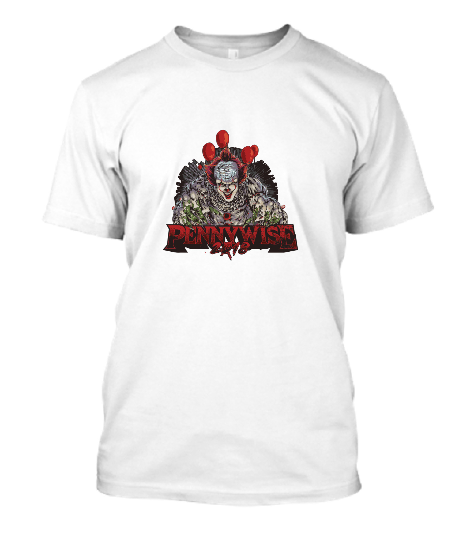 Pennywise 1986 Balloons Clown Horror T-Shirt