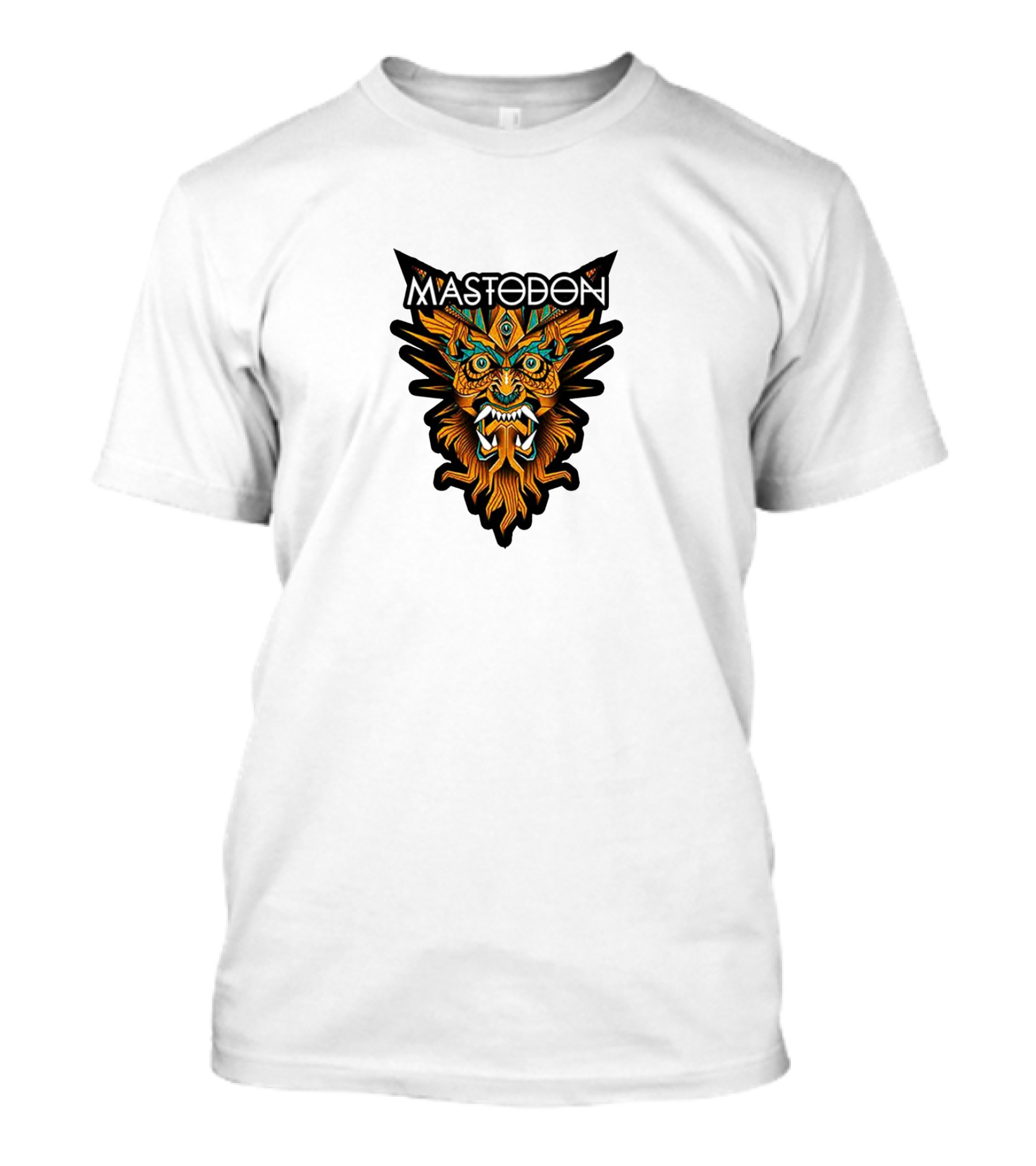 Mastodon Psychedelic Lion Head T-Shirt