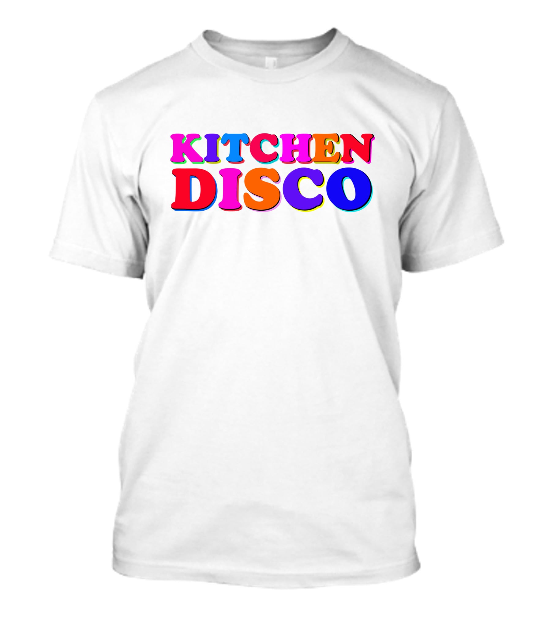 KITCHEN DISCO Colorful Party T-Shirt