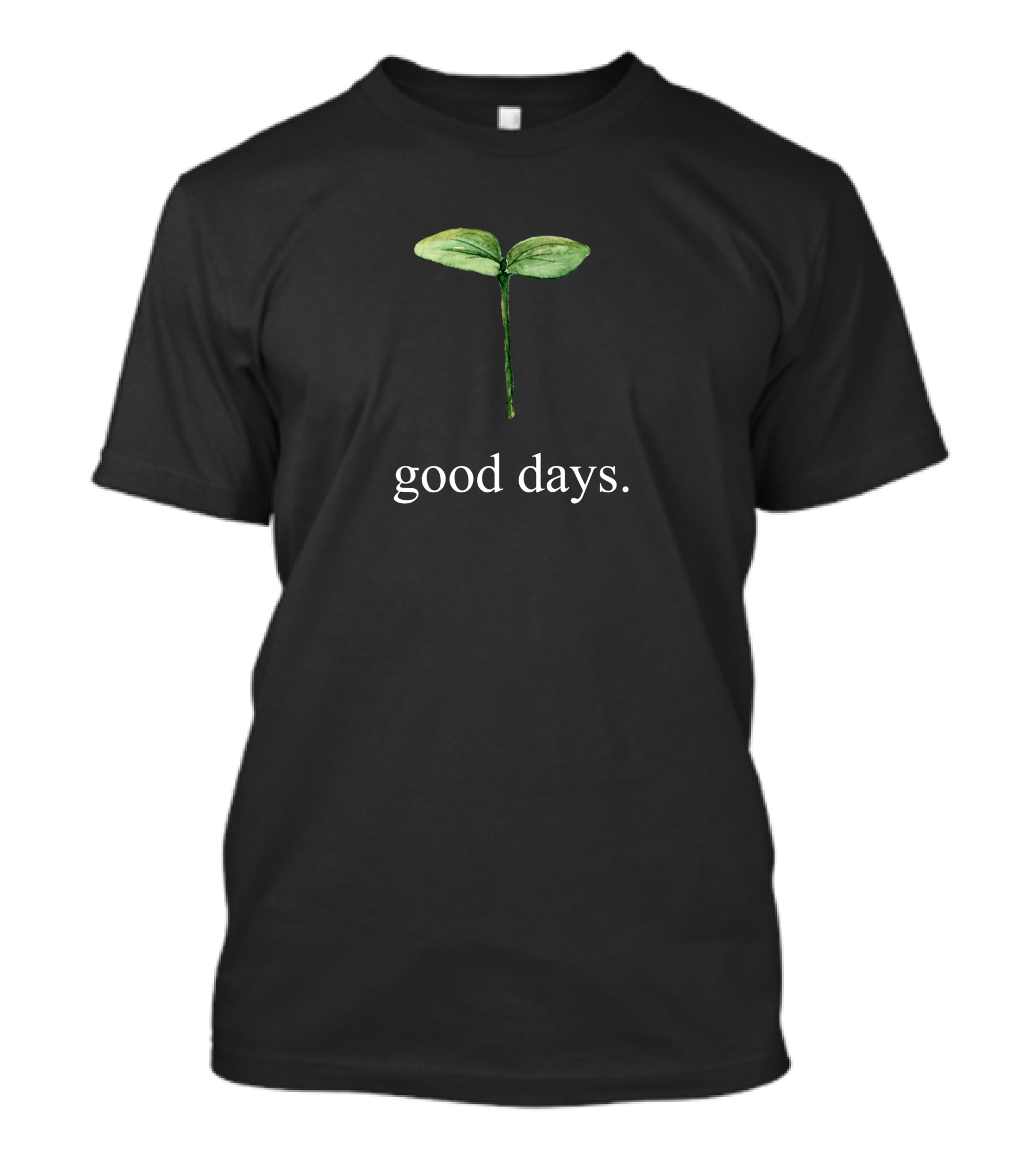 SZA Good Days Merch GD Sprout Green Plant T-Shirt