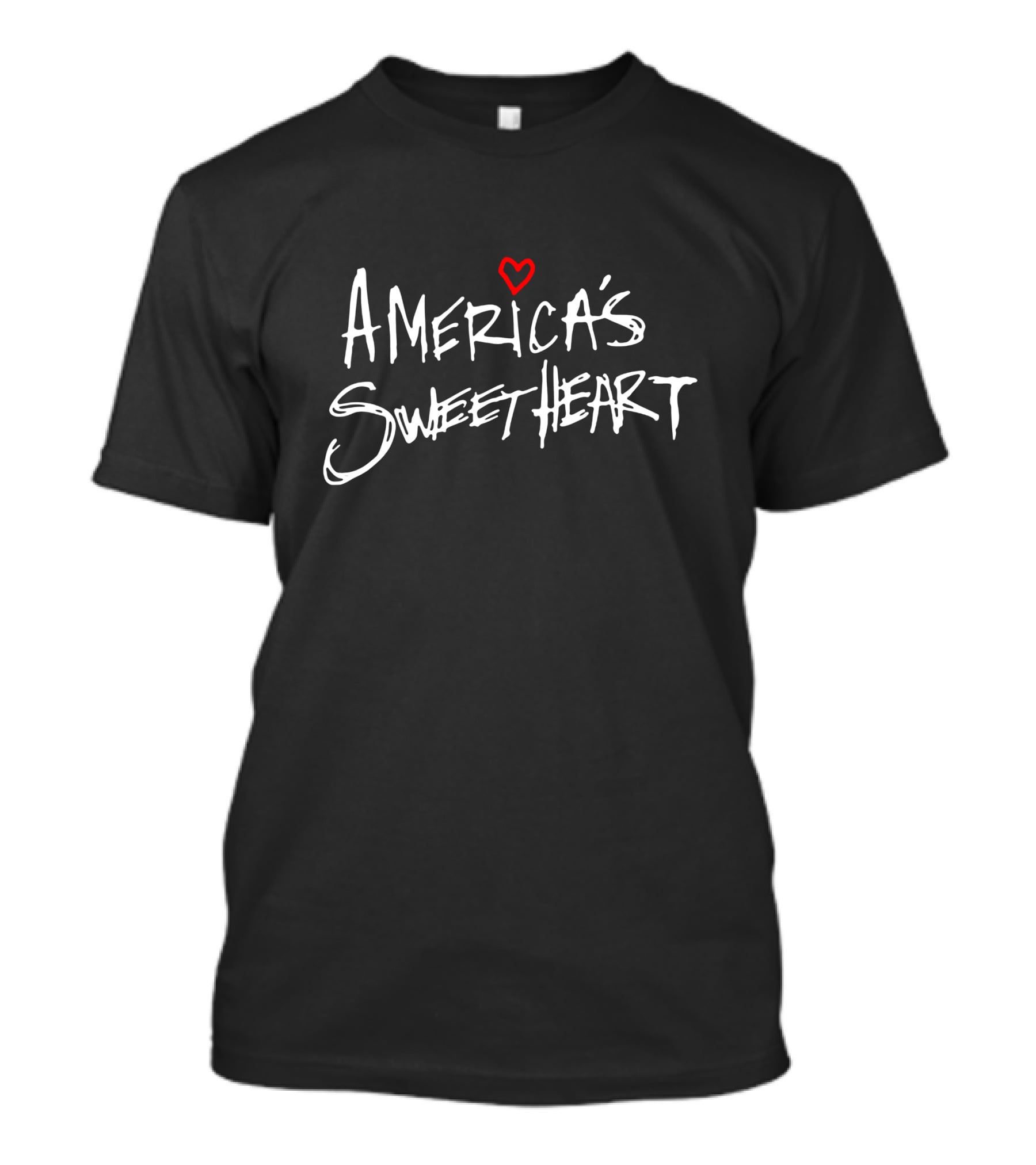 Lil Huddy Merch America's Sweetheart Heart T-Shirt