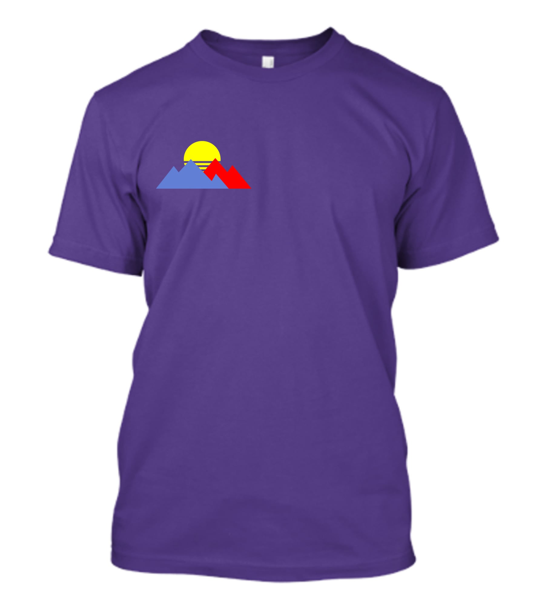 Purpled Merch Sunset Mountains T-Shirt