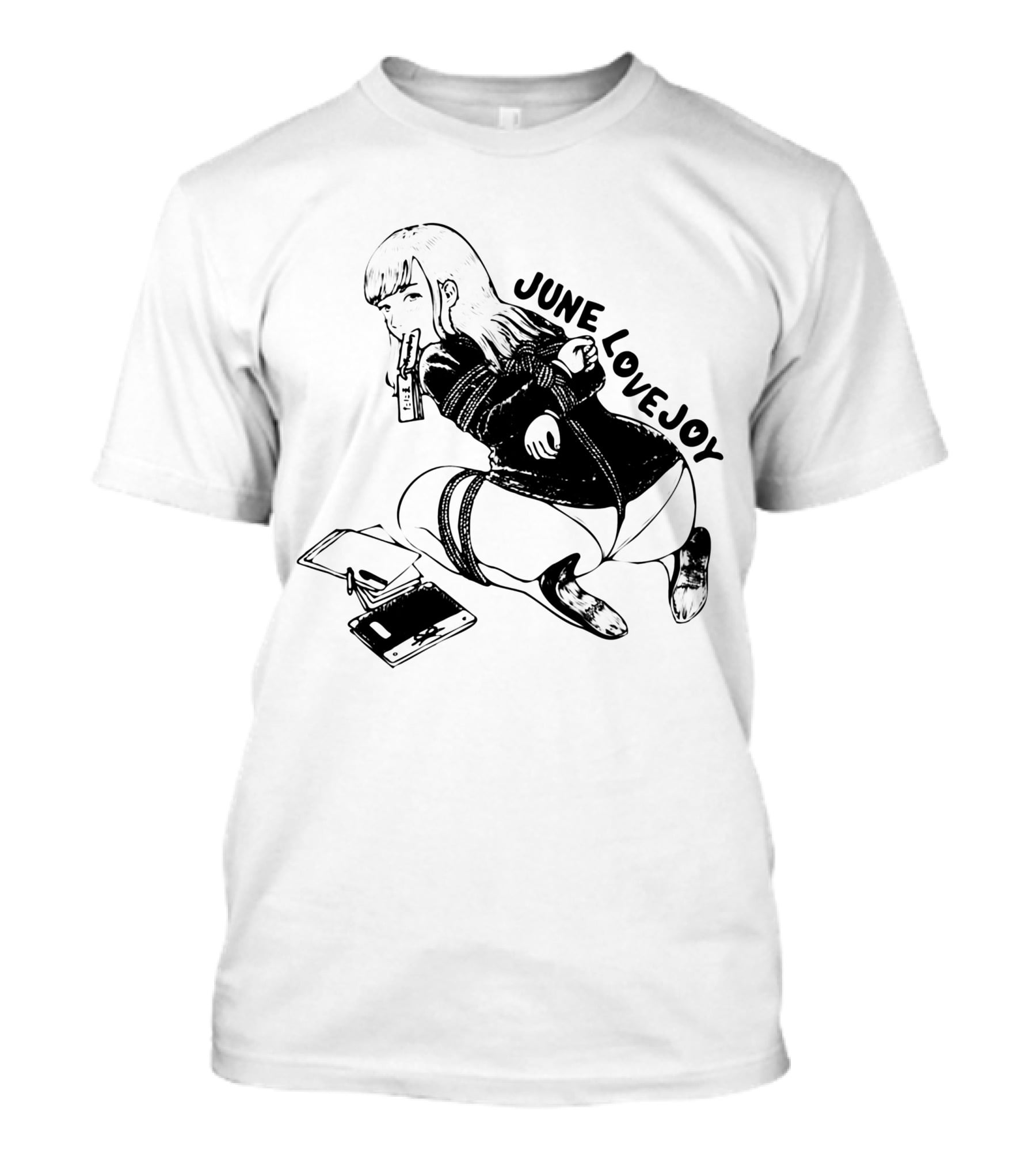 June Lovejoy Ropeplay Merch Comic T-Shirt