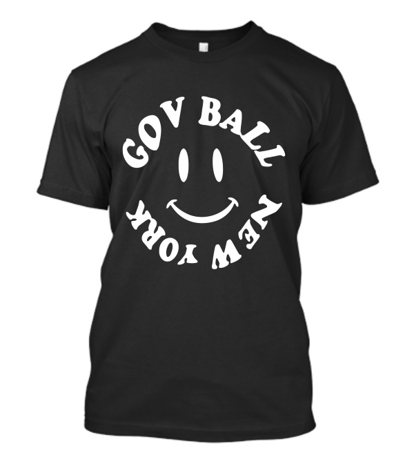 Gov Ball New York Smiley Face T-Shirt