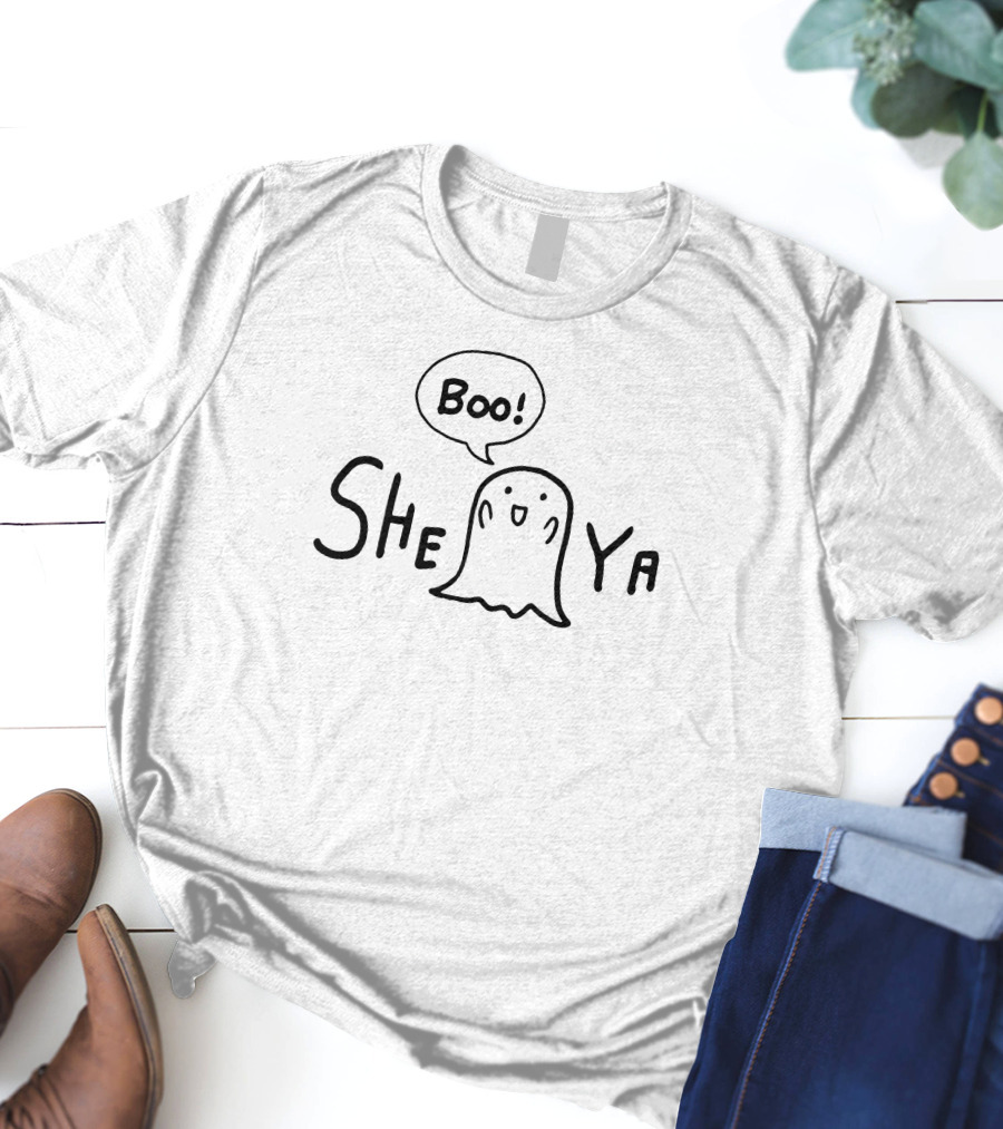 Paolo From Tokyo Merch She-Boo-Ya Ghost Drawing Shibuya T-Shirt