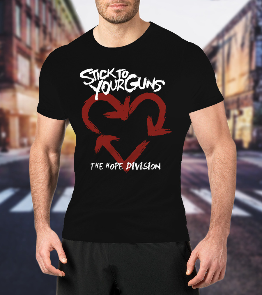 Stick To Your Guns The Hope Division Heart Arrow T-Shirt