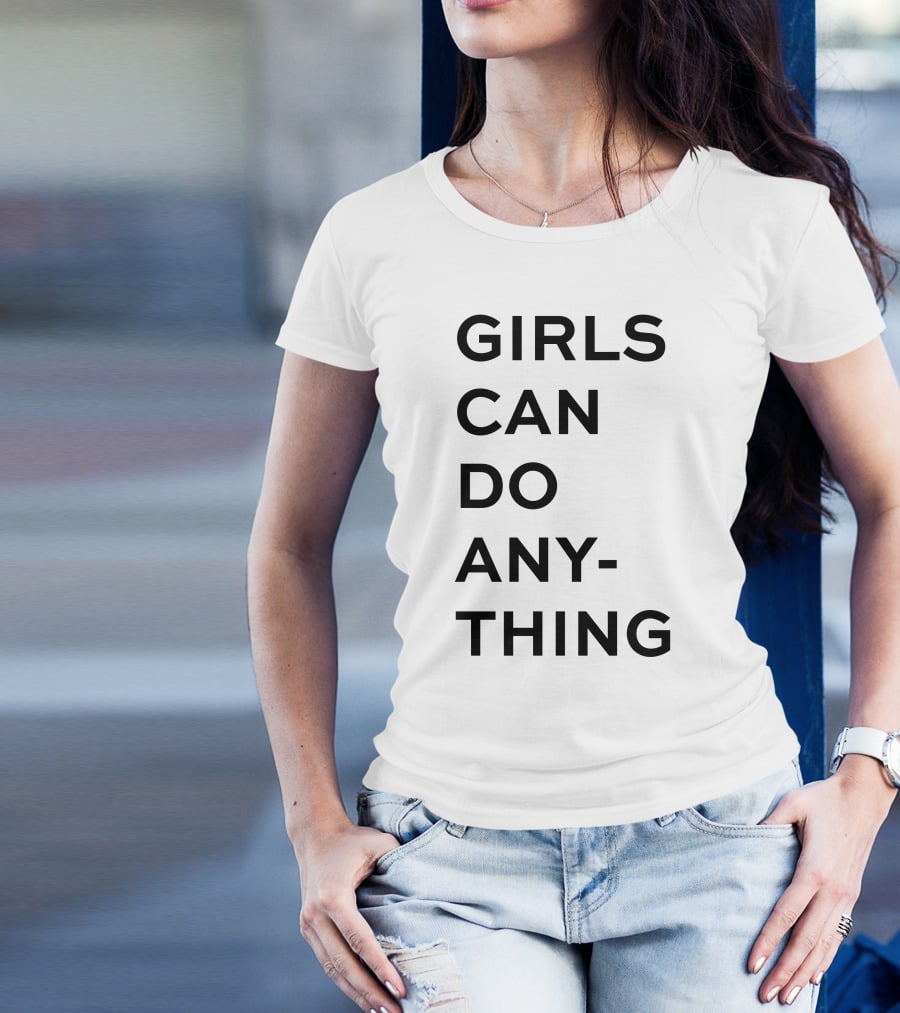 Girl Can Do Anything Girls Rock SB Amplify Women's History Month ZADIG&VOLTAIRE T-Shirt