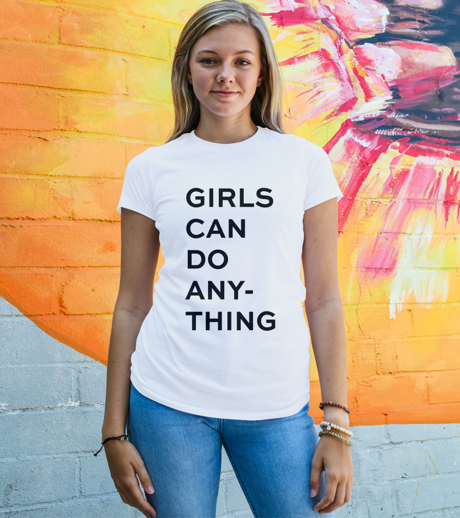 Girl Can Do Anything Girls Rock SB Amplify Women's History Month ZADIG&VOLTAIRE T-Shirt