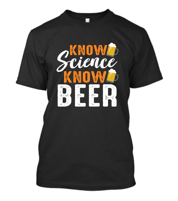 KNOW Science Know Beer Beer Mug Icons T-Shirt