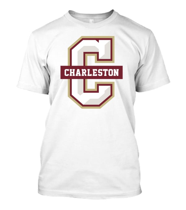 College Of Charleston Cougars Logo Icon With Large C And Charleston Text T-Shirt