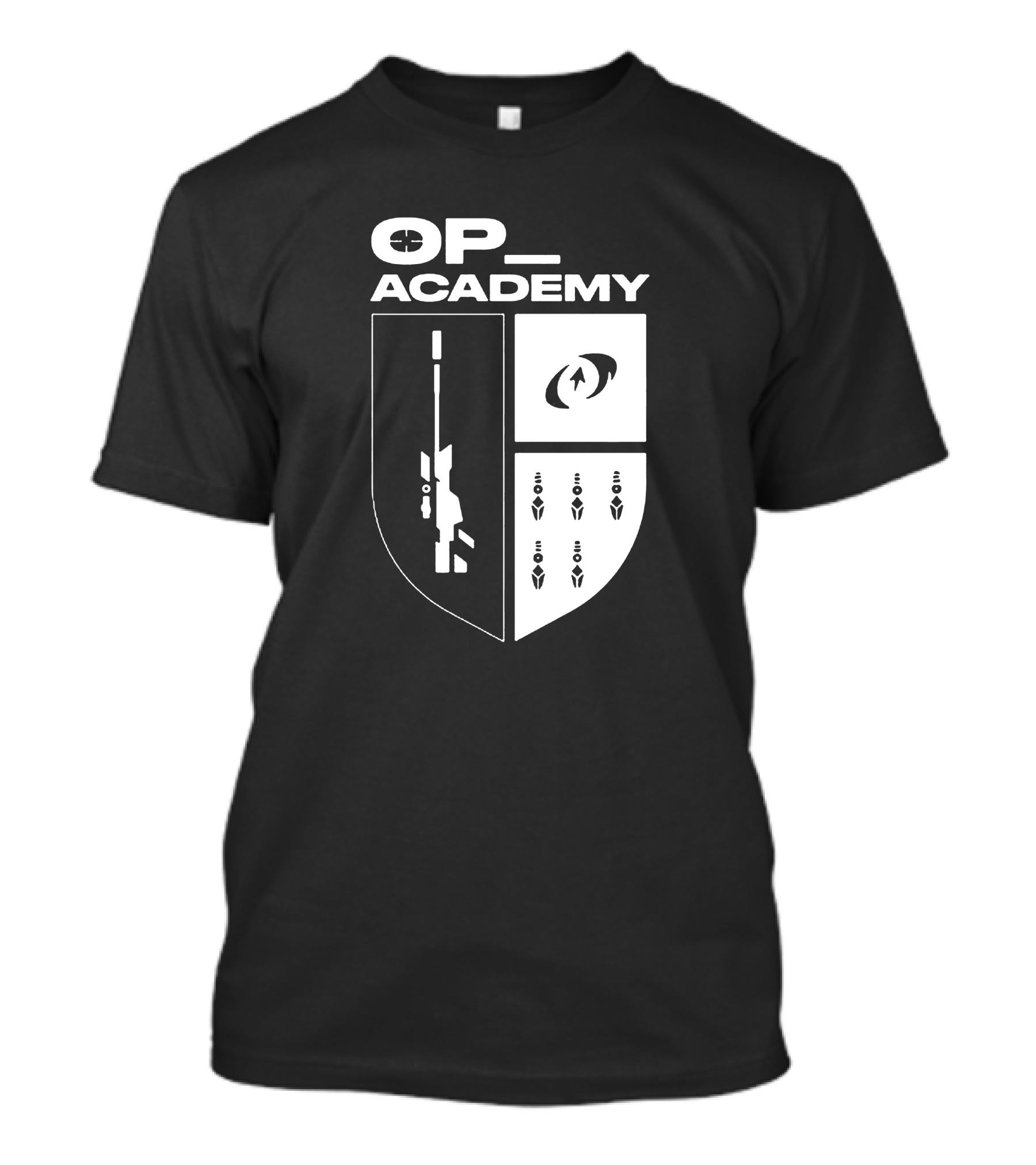 Cdnthe3rd Merch Op Academy Sniper Shield Tactical Icons T-Shirt