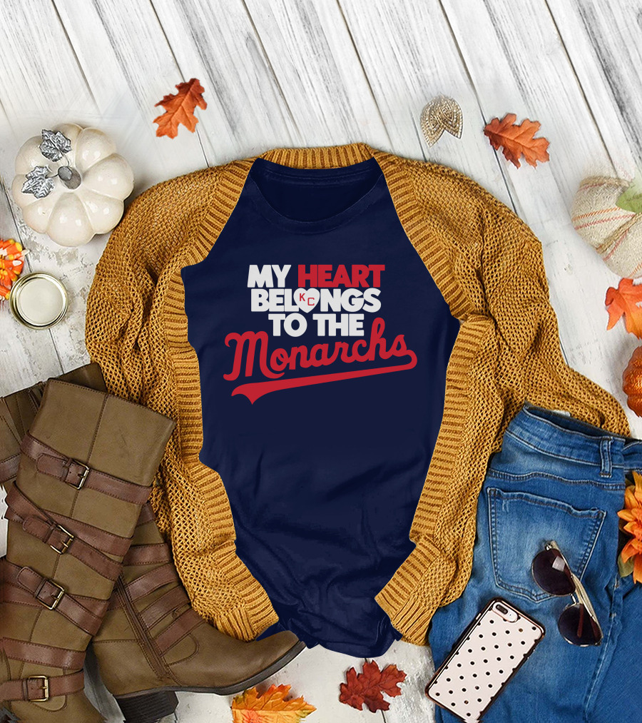 My Heart Belongs To The KC Monarchs T-Shirt