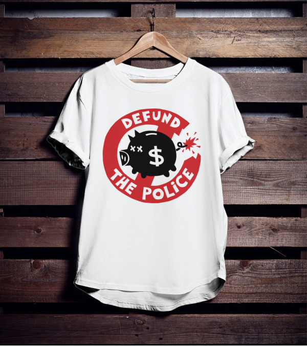 Defund The Police Piggy Bank Bomb Symbol #Endpoliceassociations T-Shirt