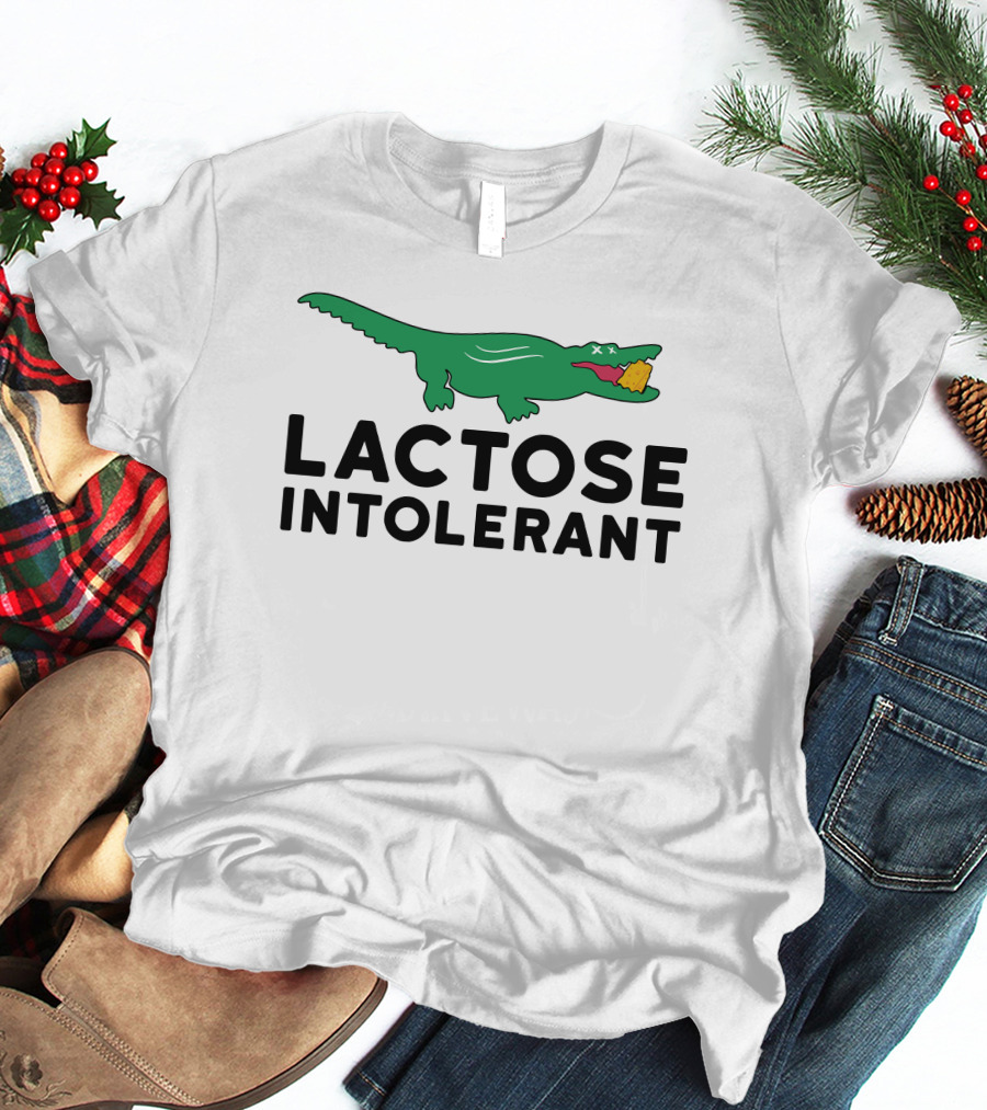 Lactose Intolerant Funny Shitheadsteve Merch Crocodile Cheese T-Shirt