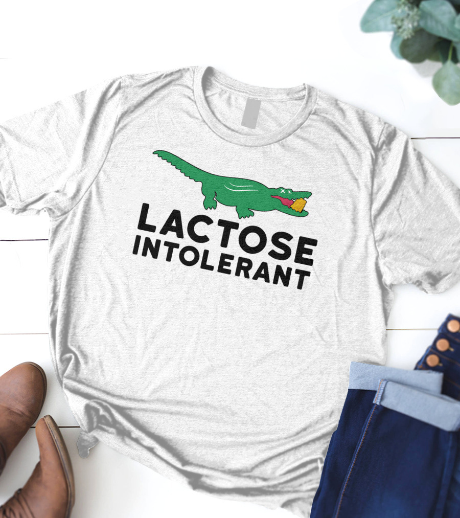 Lactose Intolerant Funny Shitheadsteve Merch Crocodile Cheese T-Shirt