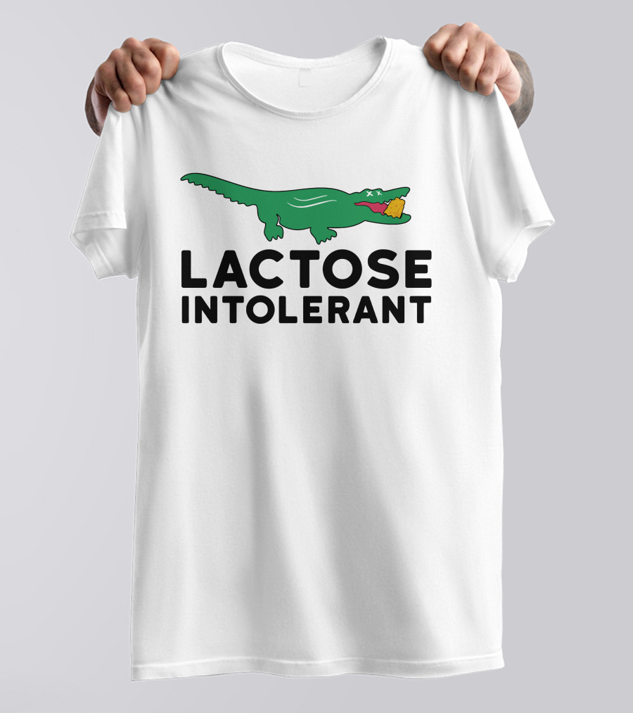 Lactose Intolerant Funny Shitheadsteve Merch Crocodile Cheese T-Shirt
