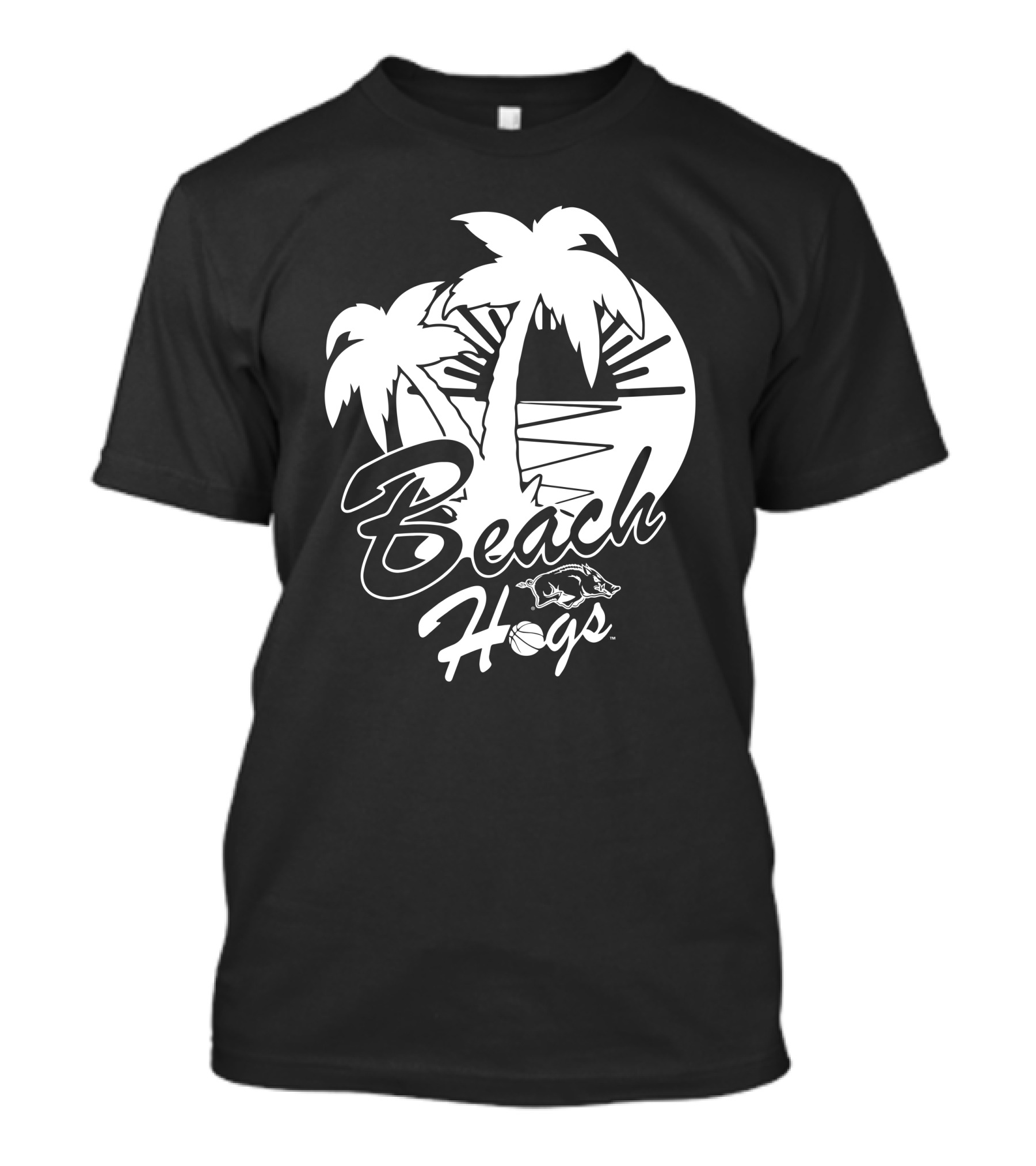 Eric Musselman Beach Hogs 15 Arkansas Razorback Men's Basketball Palm Trees @Razorbackmbb T-Shirt