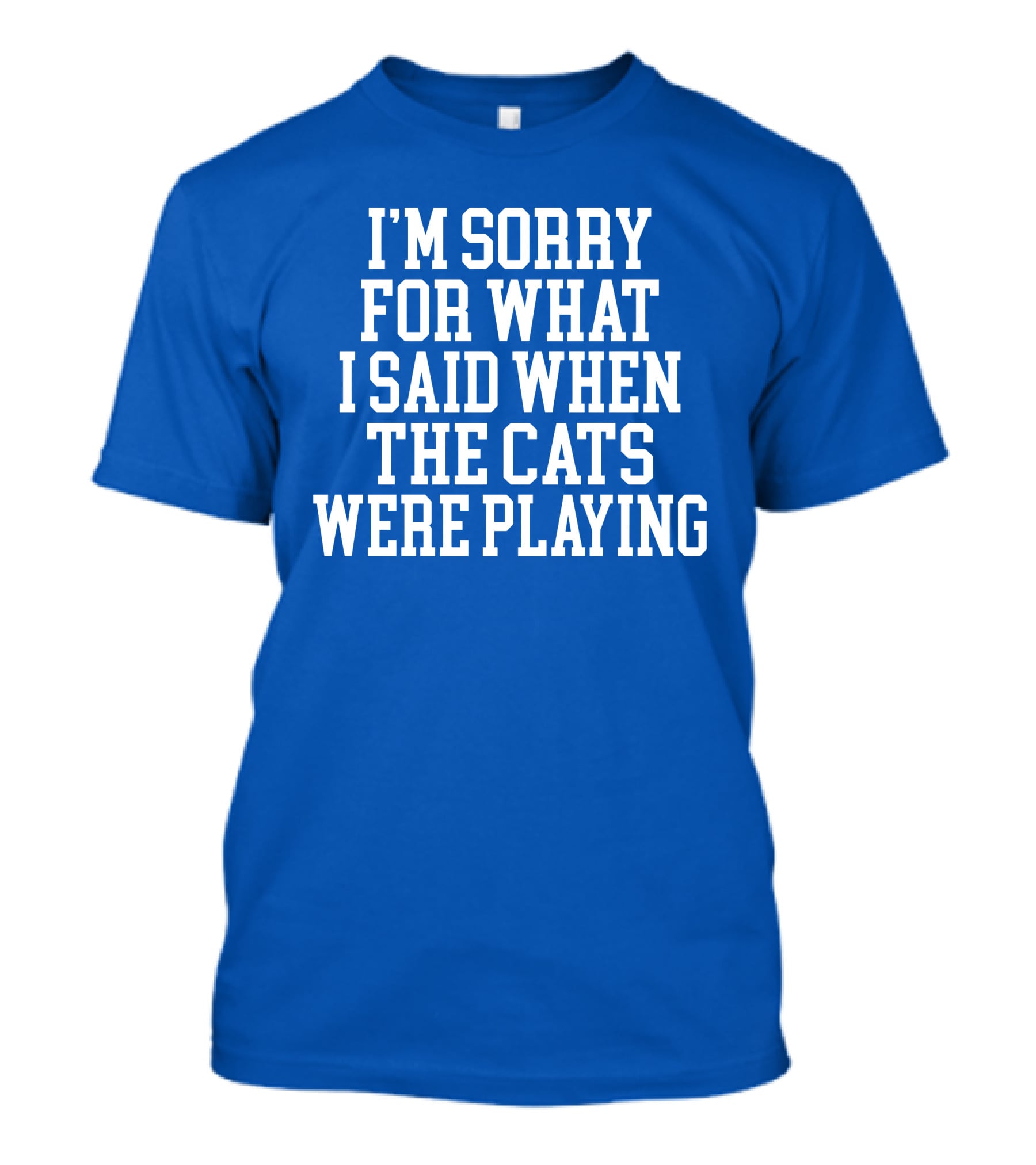 Kentucky For Kentucky I'm Sorry For What I Said When The Cats Were Playing Fan Apology T-Shirt