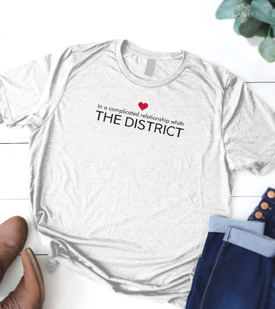 Eddiebcomedy Merchandise Complicated Relationship Heart The District T-Shirt