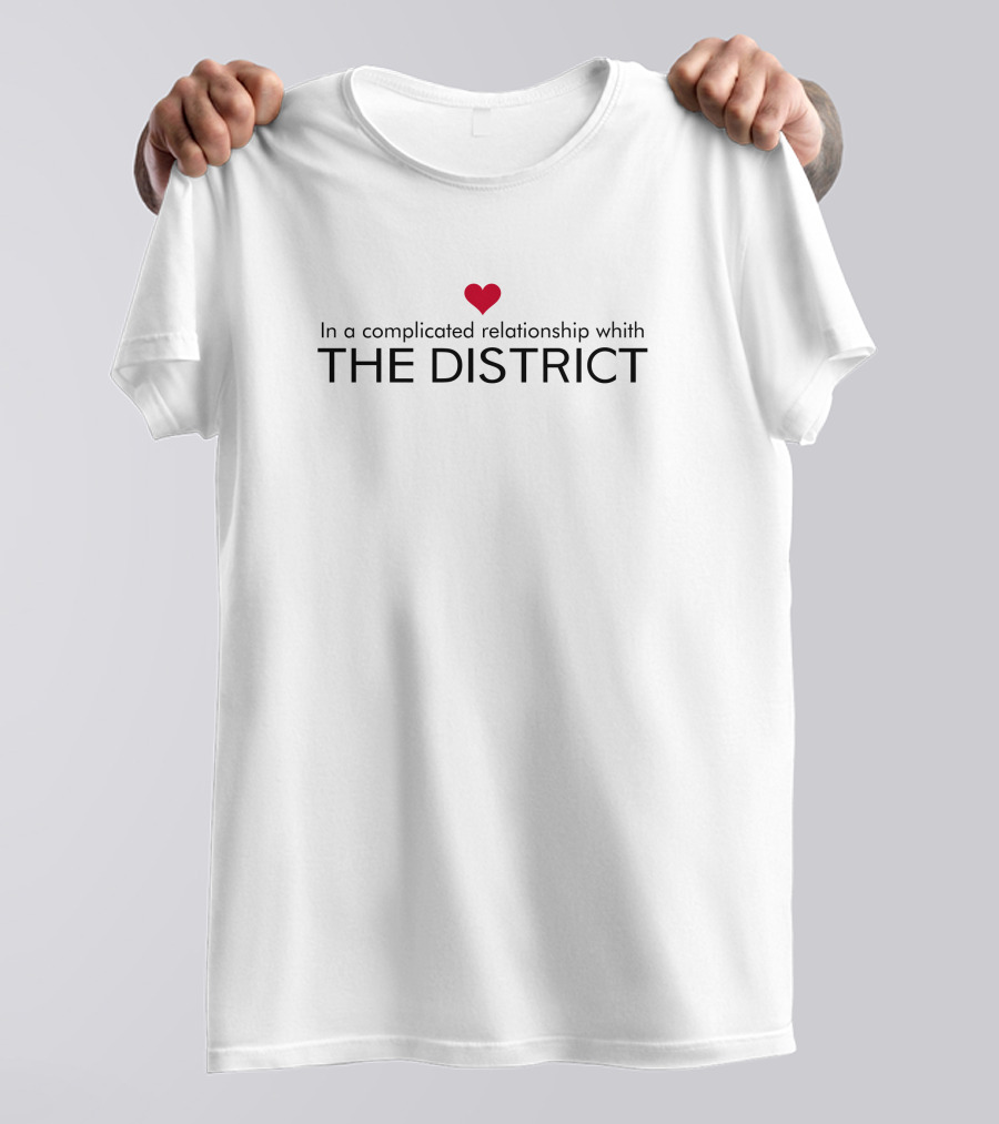 Eddiebcomedy Merchandise Complicated Relationship Heart The District T-Shirt
