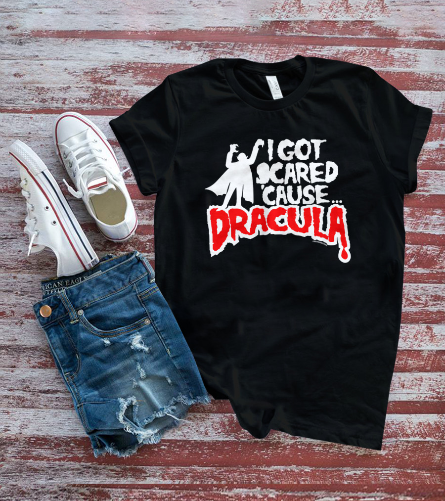 I Got Scared Cause Dracula Mmr Rock Merchandise T-Shirt
