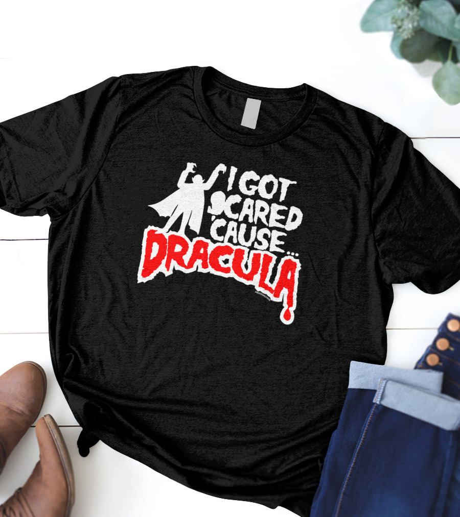 I Got Scared Cause Dracula Mmr Rock Merchandise T-Shirt