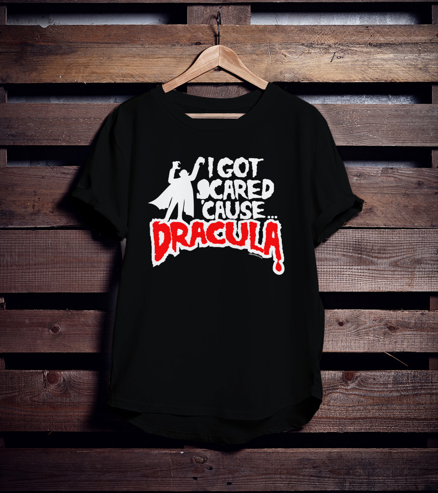I Got Scared Cause Dracula Mmr Rock Merchandise T-Shirt