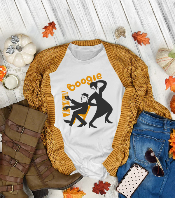 Woogie Boogie Music Dance Energetic Movement T-Shirt