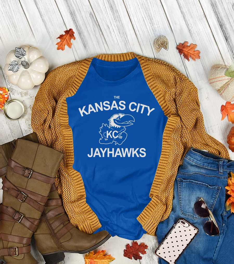 The Kansas City Jayhawks KC Raygun Clothing T-Shirt