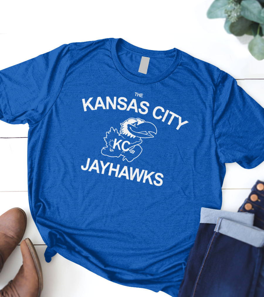 The Kansas City Jayhawks KC Raygun Clothing T-Shirt